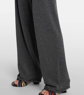 N°353 Relax cotton-blend straight pants | Extreme Cashmere