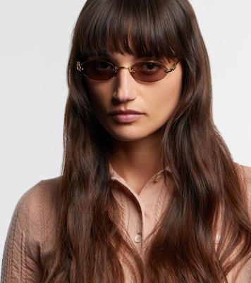 Ovale Sonnenbrille | Miu Miu