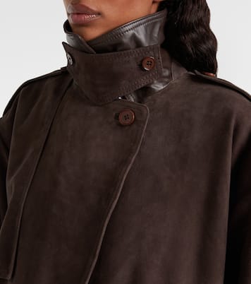 Veste oversize en daim | Rotate