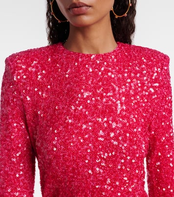 Bow-detail sequined minidress | Rotate