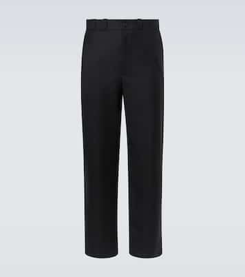 Ottis virgin wool straight pants | The Row
