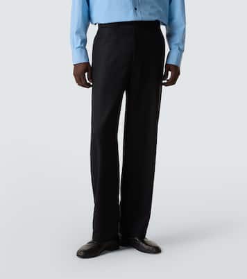 Ottis virgin wool straight pants | The Row
