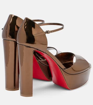 Sandaloo 130 leather platform sandals | Christian Louboutin