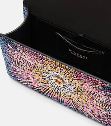 Serpenti Forever Mini leather top-handle bag | Bvlgari