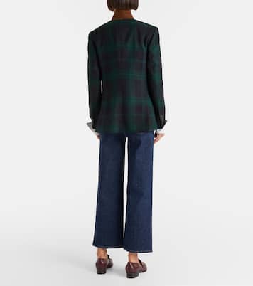 High-Rise Wide-Leg Cropped Jeans | Frame