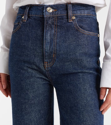 High-Rise Wide-Leg Cropped Jeans | Frame