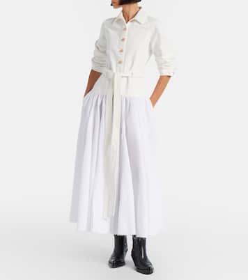 Delyth cotton and linen maxi dress | Gabriela Hearst