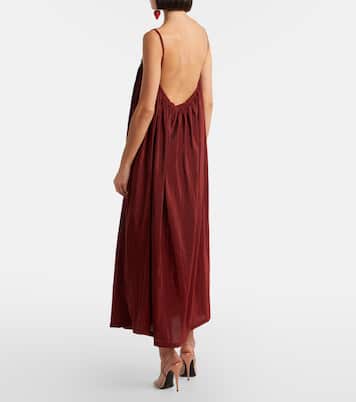 Midikleid aus Taft | Saint Laurent