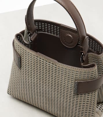 Henkeltasche Essence Small aus Leder | Brunello Cucinelli