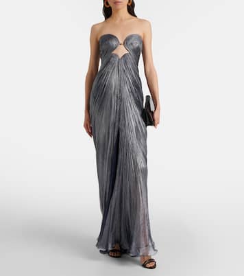 Robe longue Julieta en soie | Maria Lucia Hohan