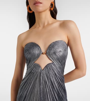 Robe longue Julieta en soie | Maria Lucia Hohan