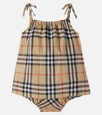 Baby Set aus Kleid und Höschen aus Baumwolle | Burberry Kids