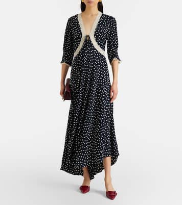 Midikleid Amina aus Crêpe | Rixo