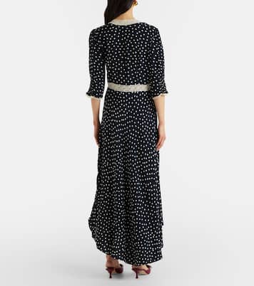 Midikleid Amina aus Crêpe | Rixo