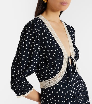 Midikleid Amina aus Crêpe | Rixo