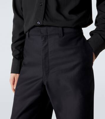 Cotton satin suit pants | Lemaire