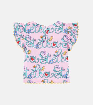 Top en coton à logo | Stella McCartney Kids