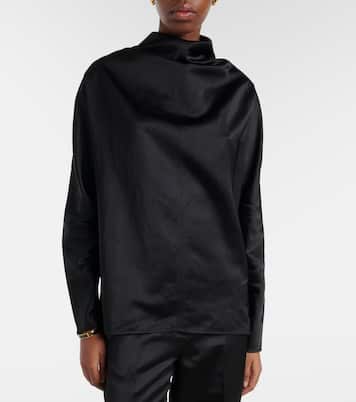 Bluse aus Satin | Toteme
