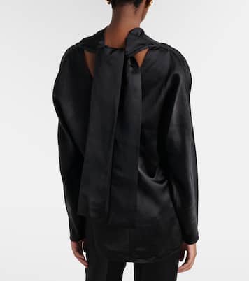 Bluse aus Satin | Toteme