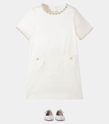 Robe Lanelle en satin et coton mélangé | Bonpoint