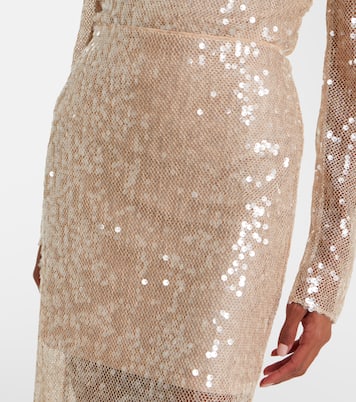 Jupe midi Allora à sequins | Veronica Beard