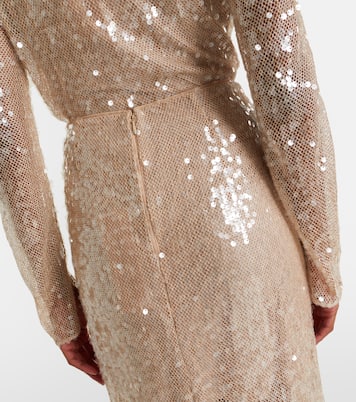 Jupe midi Allora à sequins | Veronica Beard