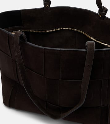 Tote Bag Florence Large aus Veloursleder | DeMellier