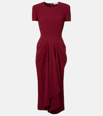 Asymmetrical draped midi dress | Givenchy