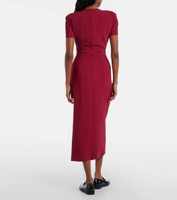 Asymmetrical draped midi dress | Givenchy