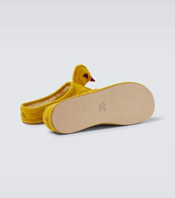 Wool-blend slippers | Bode