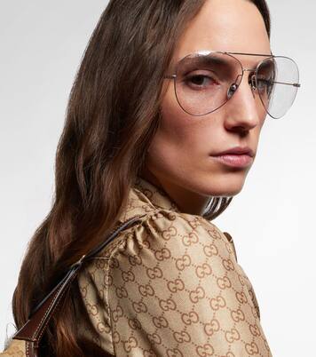 Guccissima GG aviator sunglasses | Gucci