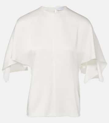 Open-back satin top | Stella McCartney