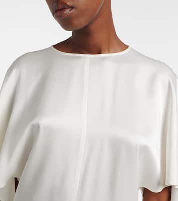 Open-back satin top | Stella McCartney