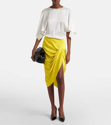 Open-back satin top | Stella McCartney