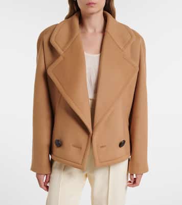 Cropped-Peacoat aus Wolle | Stella McCartney