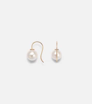 Essential 14kt gold earrings with pearls | Stone and Strand