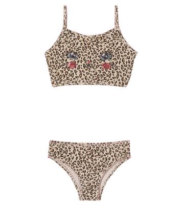 Kitty leopard-print sequined bikini | Konges Sløjd