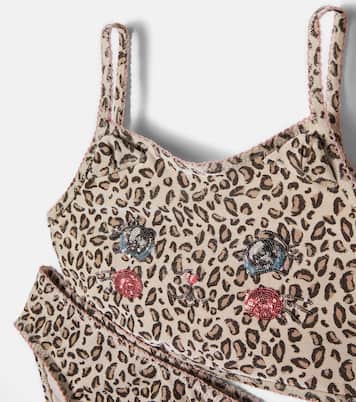 Kitty leopard-print sequined bikini | Konges Sløjd