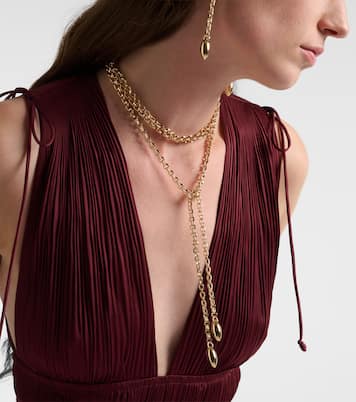 14kt gold-plated chain necklace | Jennifer Fisher