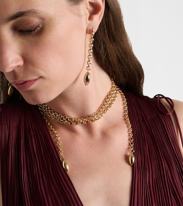 14kt gold-plated chain necklace | Jennifer Fisher