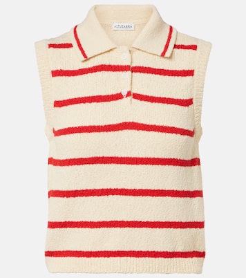 Elmer striped cotton-blend top  | Altuzarra