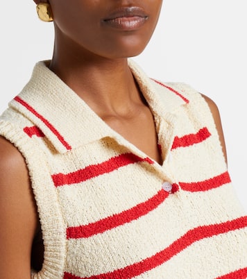 Elmer striped cotton-blend top  | Altuzarra