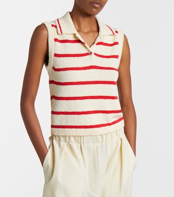Elmer striped cotton-blend top  | Altuzarra