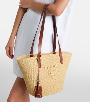 Tote Bag Medium aus Häkelstrick | Prada