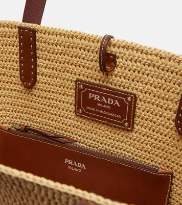 Tote Bag Medium aus Häkelstrick | Prada