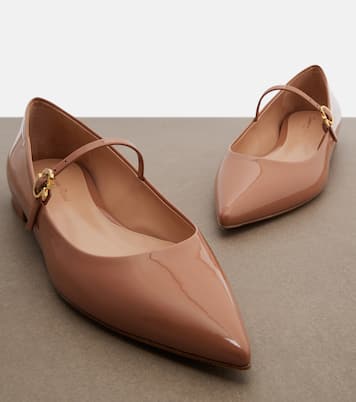 Patent leather Mary Jane flats | Gianvito Rossi