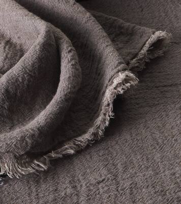Linen crêpe throw | Maison de Vacances