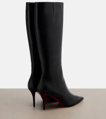 بوت للركبة من الجلد Miss Z | Christian Louboutin
