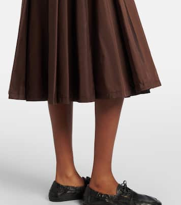 Re-Nylon pleated midi skirt | Prada