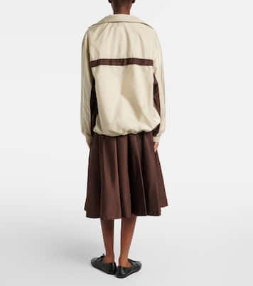 Re-Nylon pleated midi skirt | Prada